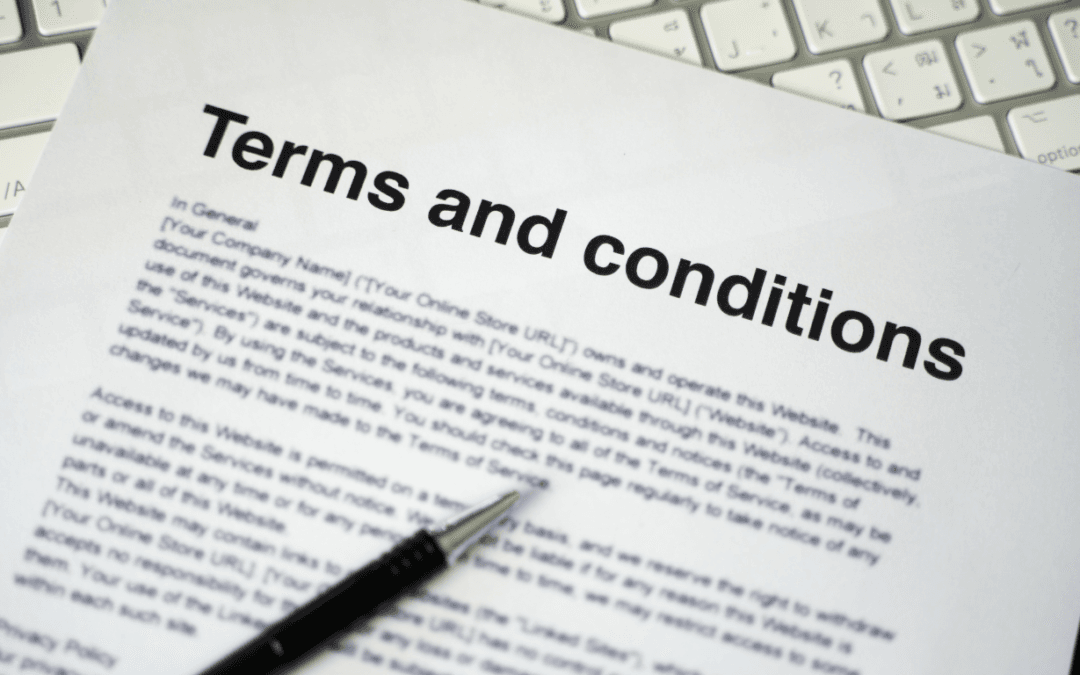 Ensuring your Terms and Conditions are Legally Effective